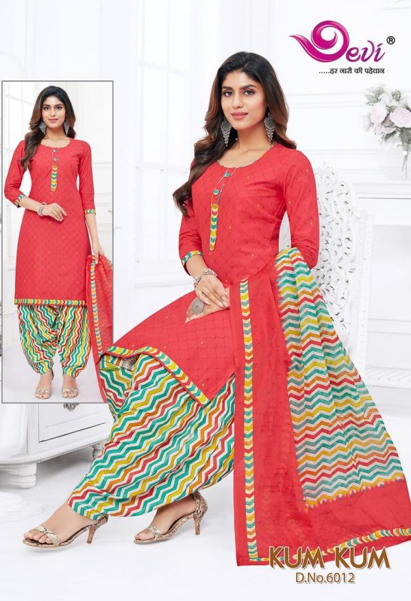 Devi Kum Kum Patiyala Vol-6 Cotton Designer Exclusive Dress Material